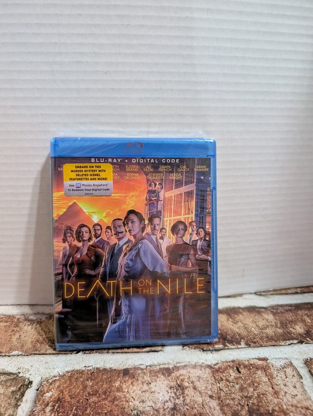 Death on the Nile BluRay Blu Ray DVD + Digital Code Hal Gadot Armie Hammer Movie